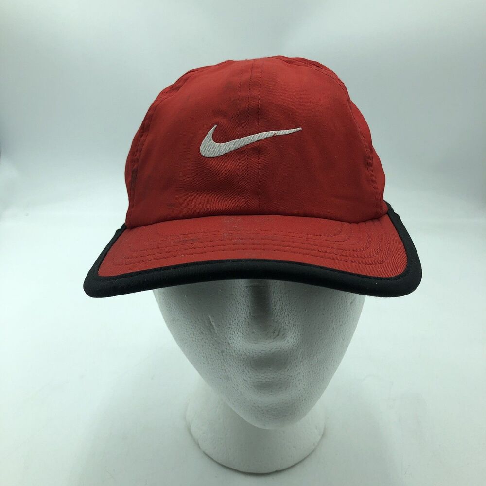 Nike Dri Fit Cap Hat Featherlight Red  Young 4/7 Strapback